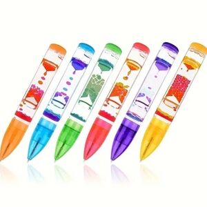 Colorful Liquid Motion Pen 1 Left Purple